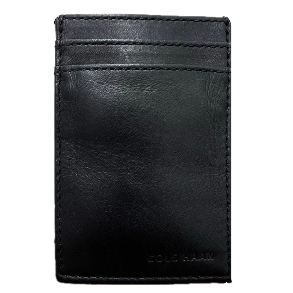 Cole Haan small Leather Money Clip wallet
